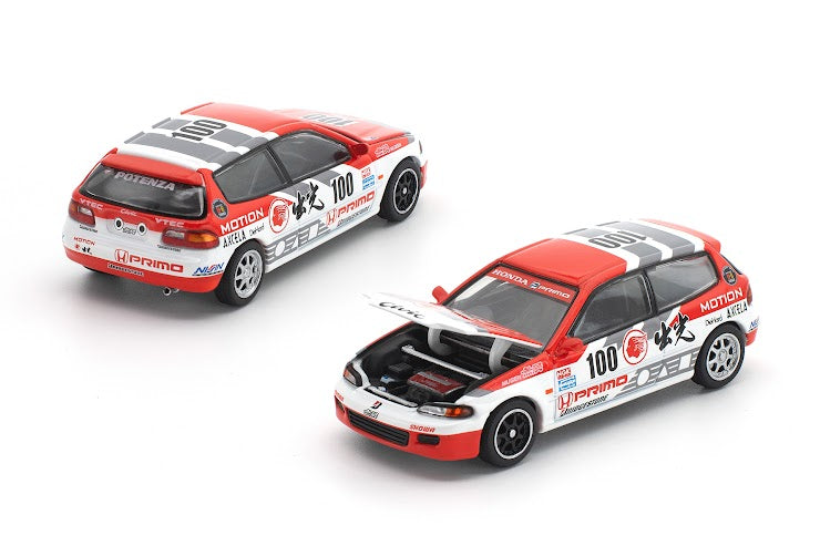 [Preorder] POPRACE 1:64 Honda Civic (EG6) IDEMITSU MOTION INFINITE PR640510