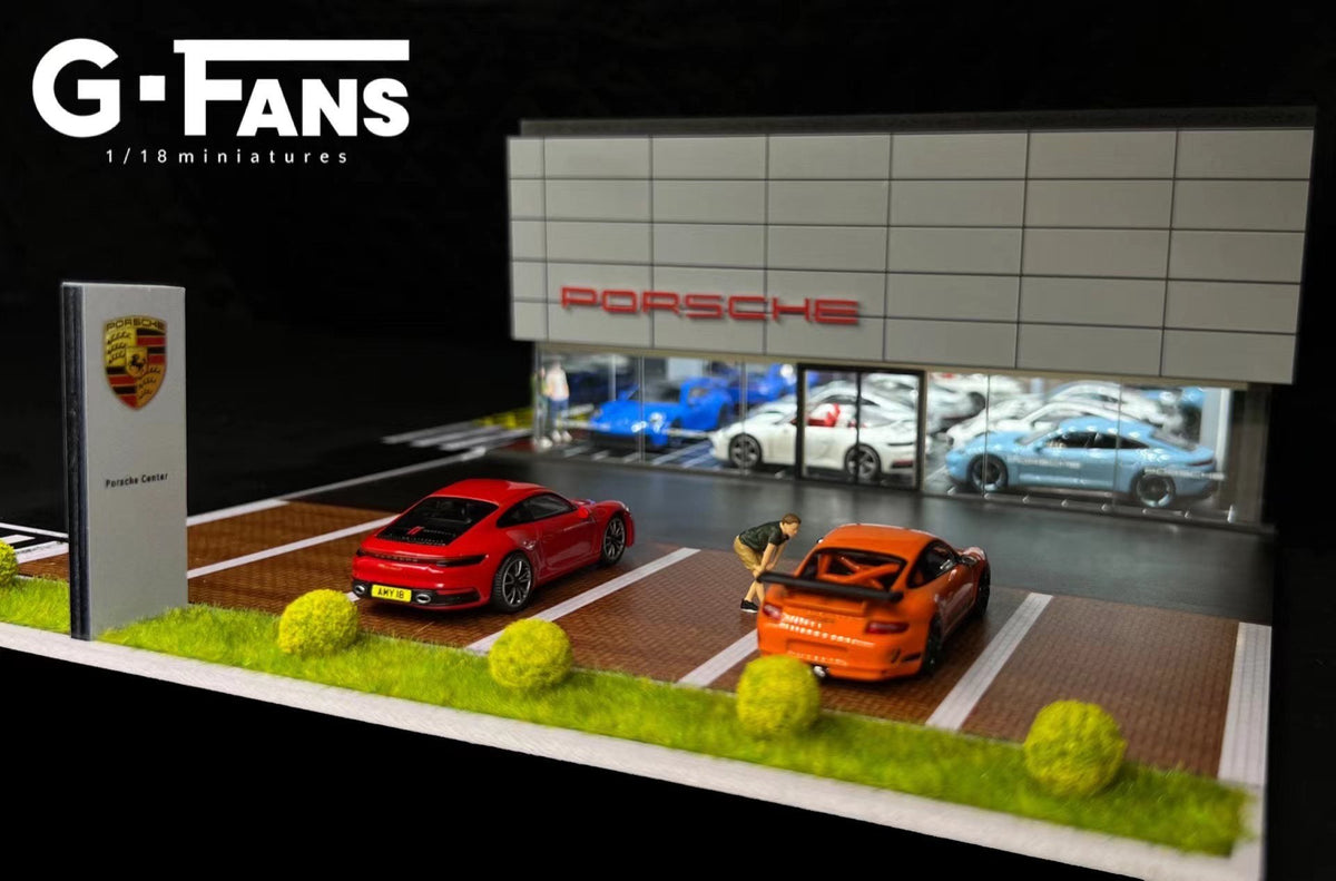 G.Fans 1:64 Diorama Porsche Center Building 710031