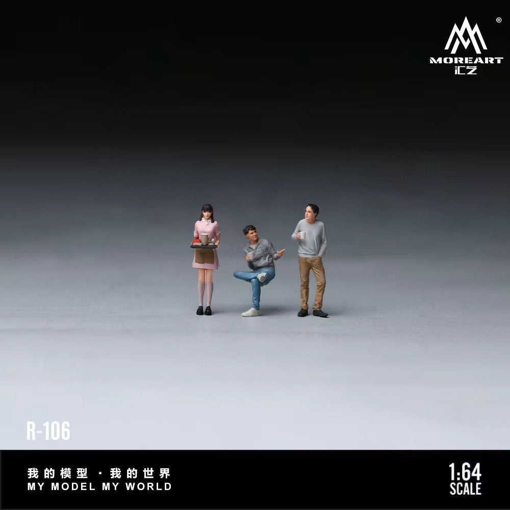 [Preorder] MoreArt 1:64 Cafe Break Mini Figure Set MO223106