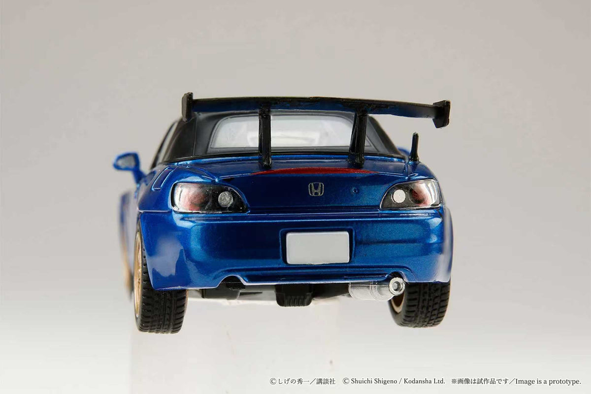 [Preorder] Hobby Japan 1:64 Honda S2000 Initial D Toshiya Joshima  VS Takumi Fujiwara Blue HJDMD012