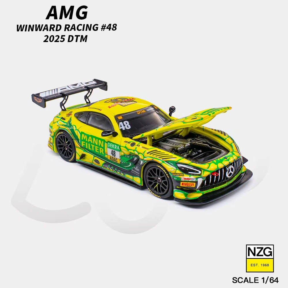 [Preorder] KILO works 1:64 Mercedes AMG GT3 EVO DTM 2025 (2 Colours) 114600010/114600011