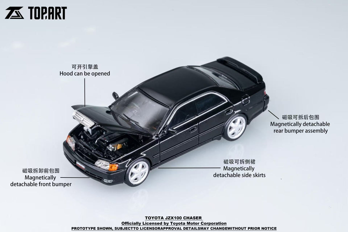 [Preorder] TOPART 1:64 Toyota JZX100 Chaser (2 Colours)