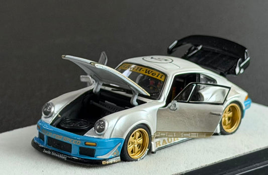 [Preorder] PGM 1:64 Porsche RWB 930 White pgm-640211  (2 Versions)