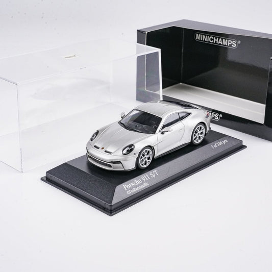 MINICHAMPS 1:43 PORSCHE 911(992) S/T - 2023 -SILVER 410063022