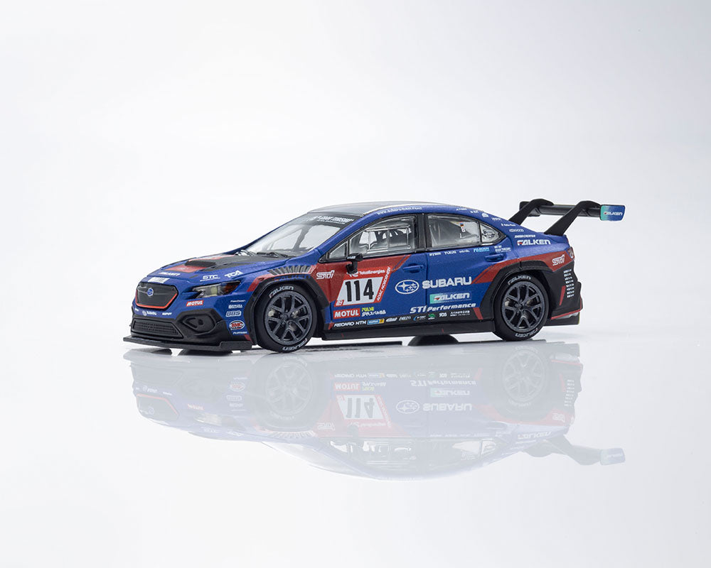 [Preorder] Kyosho 1:64 Kyosho 1:64 Minicar Book Edition Subaru WRX NBR2023 - MOTN LED Base Compatible – Blue (2 Verisons) 07129N23E/07129N23C
