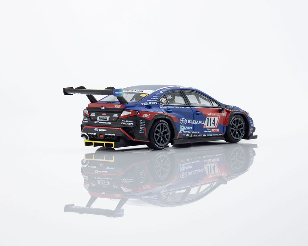 [Preorder] Kyosho 1:64 Kyosho 1:64 Minicar Book Edition Subaru WRX NBR2023 - MOTN LED Base Compatible – Blue (2 Verisons) 07129N23E/07129N23C
