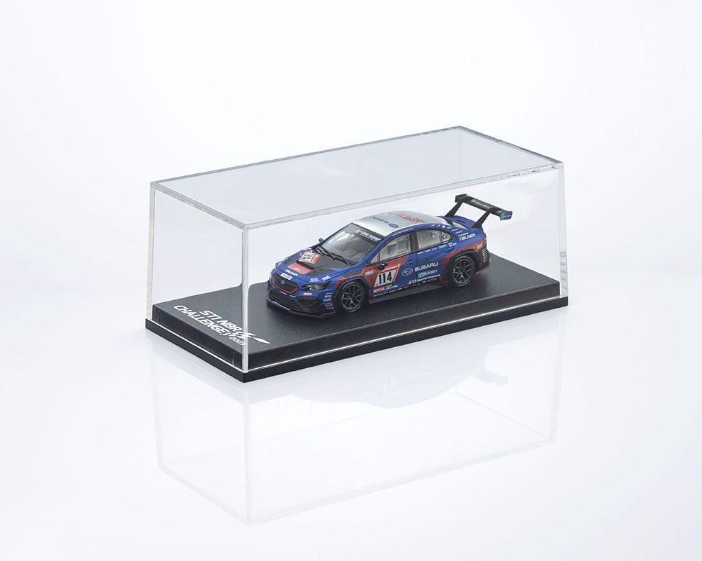 [Preorder] Kyosho 1:64 Kyosho 1:64 Minicar Book Edition Subaru WRX NBR2023 - MOTN LED Base Compatible – Blue (2 Verisons) 07129N23E/07129N23C