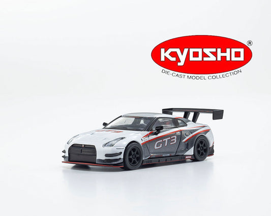 Kyosho 1:64 NISSAN GT-R R35 NISMO GT-3 (White / Presentation) 07131LW