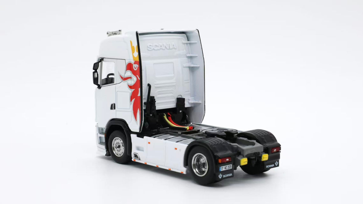 Tubro Truck 1:64 Scania 730S 4x2 Trailer With Extendable Container Trailer Set (6 Versions)