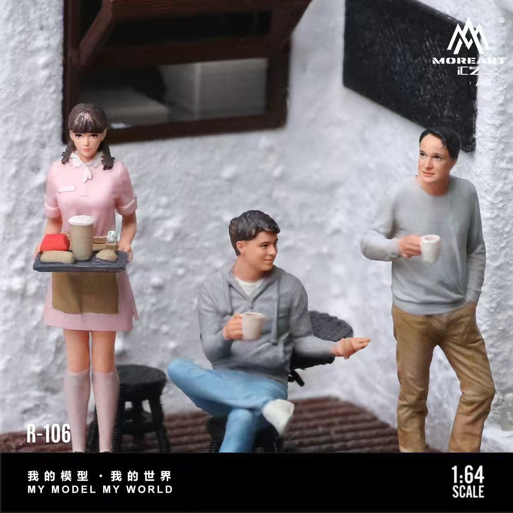 [Preorder] MoreArt 1:64 Cafe Break Mini Figure Set MO223106
