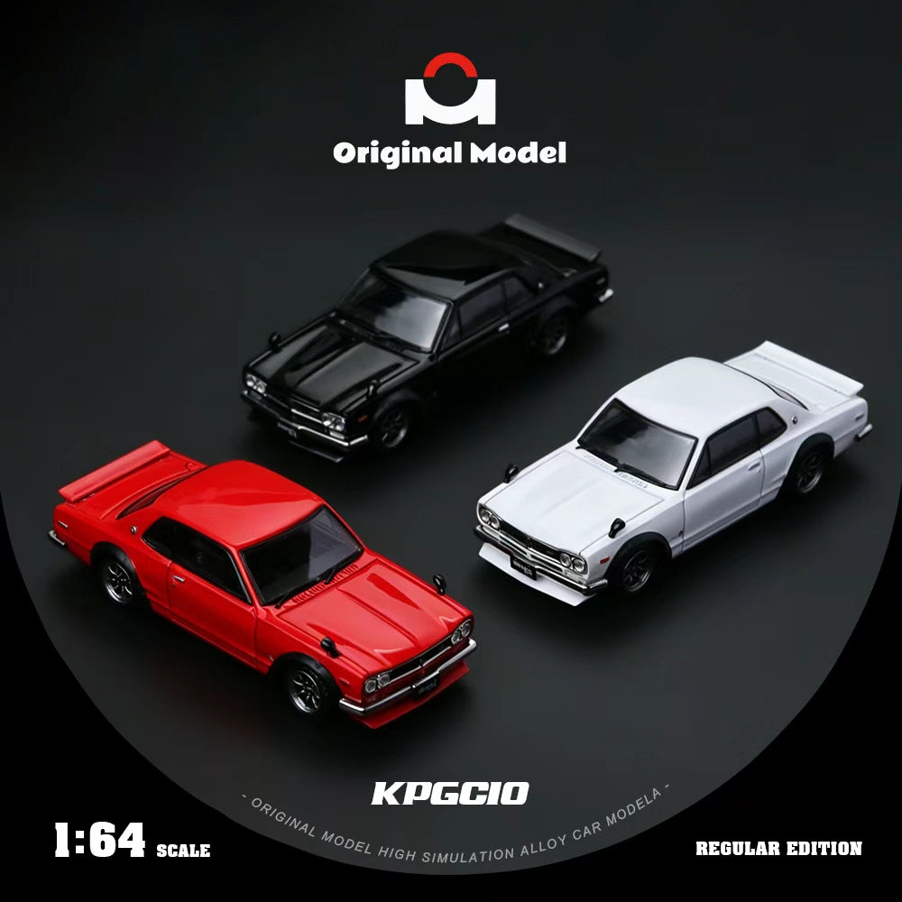 [Preorder] Original Model 1:64 Nissan KPGC10 series (3 Colours) OM800803/OM800804/OM800805