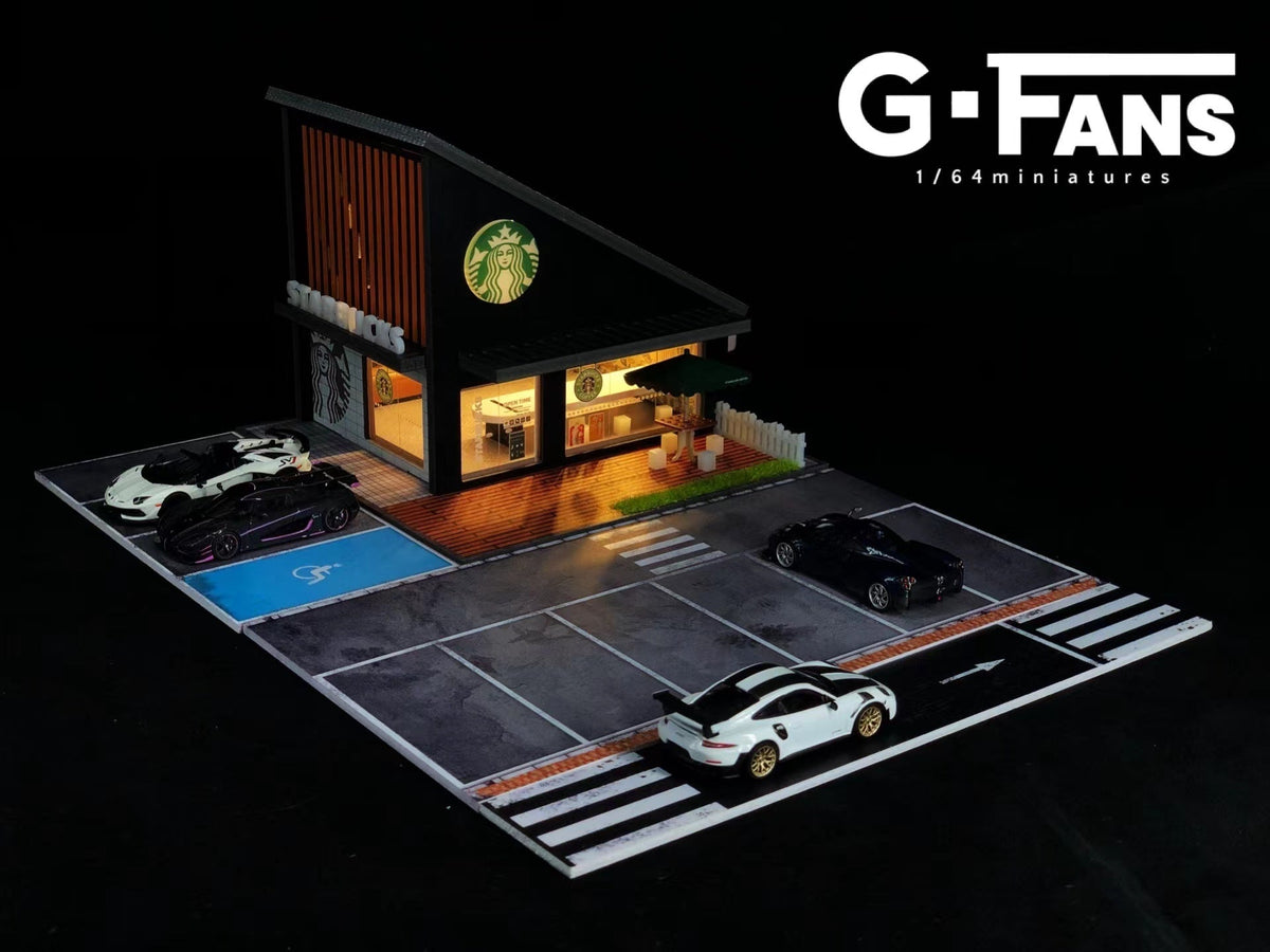 G.Fans 1:64 Starbucks Building Diorama Model 710025