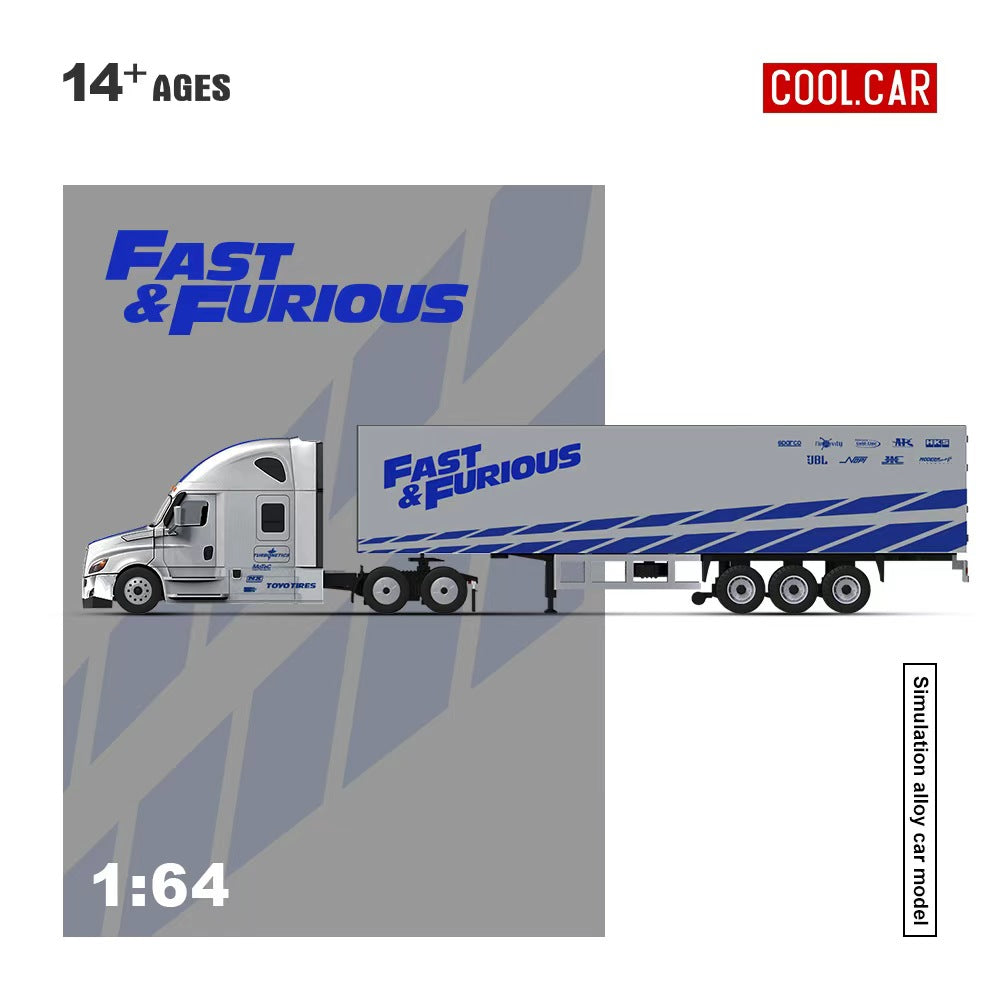 [Preorder] Cool Car 1:64 Freightliner "Fast & Furious" Livery Truck CC800117