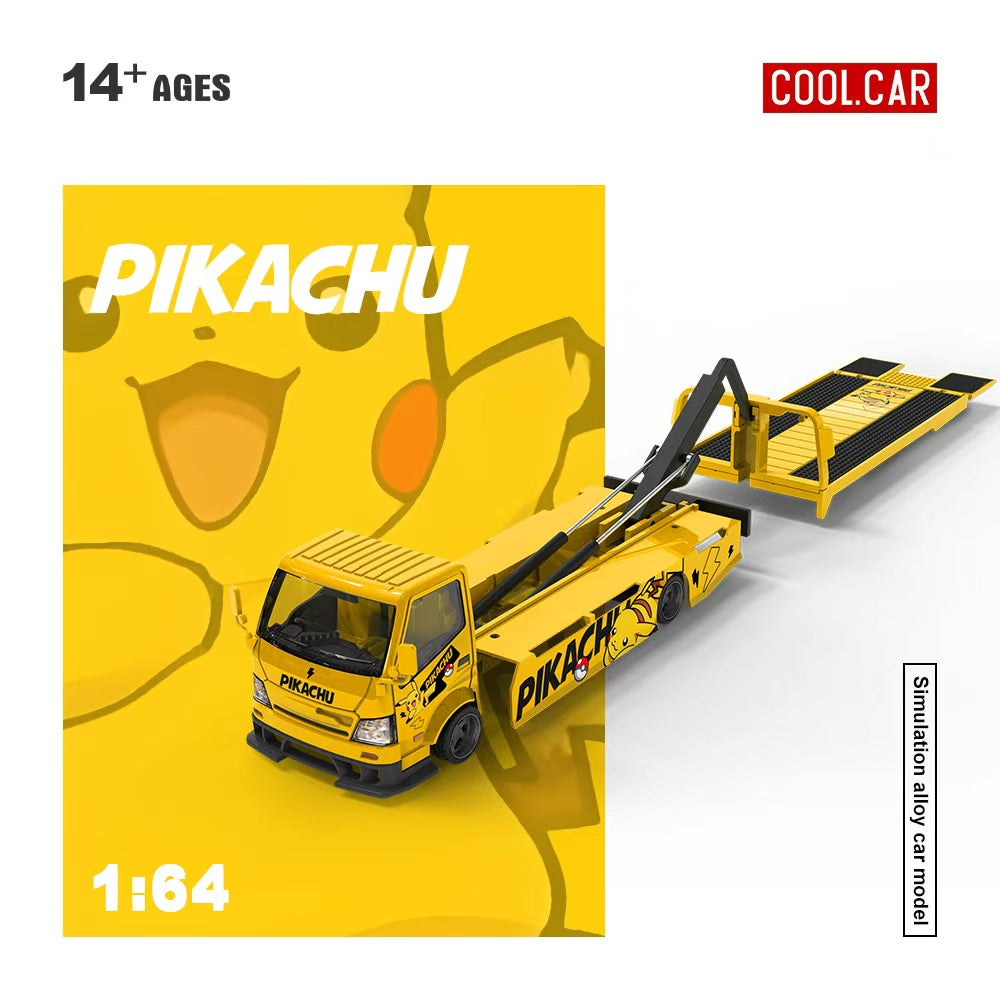 [Preorder] Cool Car 1:64 H300 FLATBED TRANSPORT TRAILER Pikachu CC647242