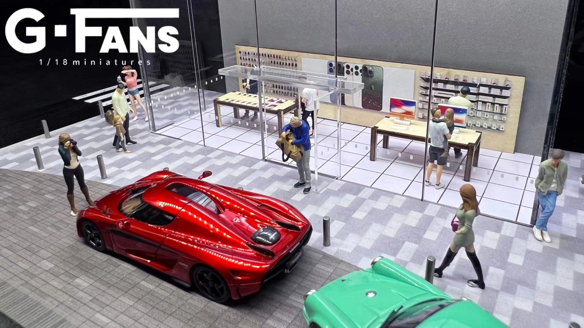 G.Fans 1:64 Diorama Apple Store Building 710032