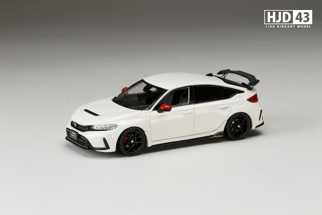 Hobby Japan 1:43  Honda CIVIC TYPE R (FL5) RACING BLACK Package with Genuine Optional Parts (5 Colours)