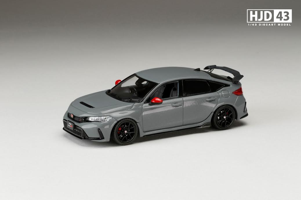 Hobby Japan 1:43  Honda CIVIC TYPE R (FL5) RACING BLACK Package with Genuine Optional Parts (5 Colours)