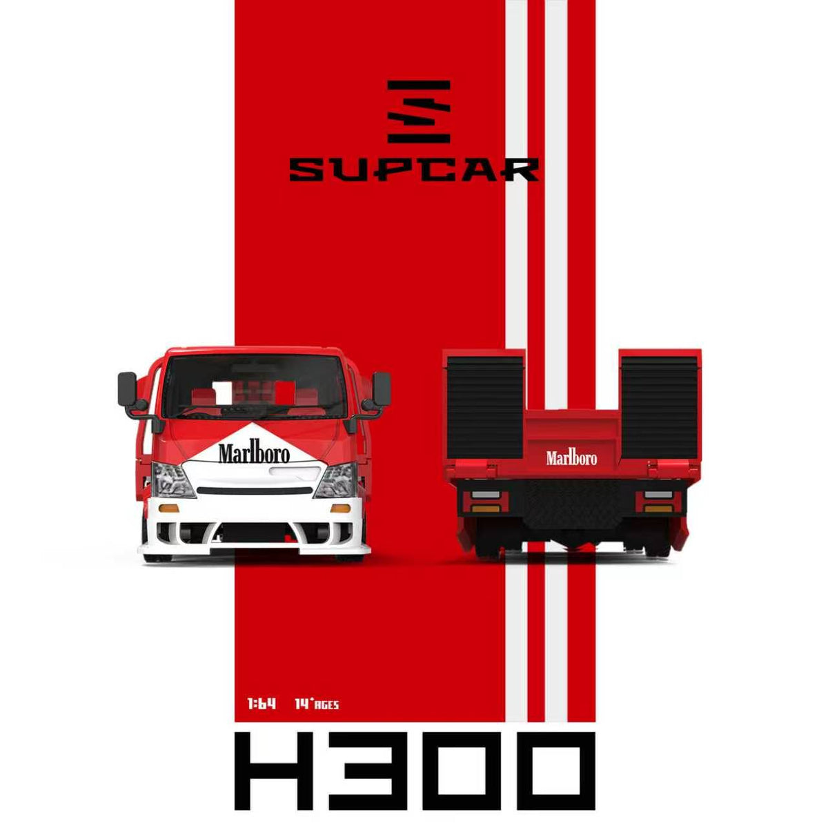 [Preorder] SUPCAR 1:64 H300 Marlboro Livery SC647249