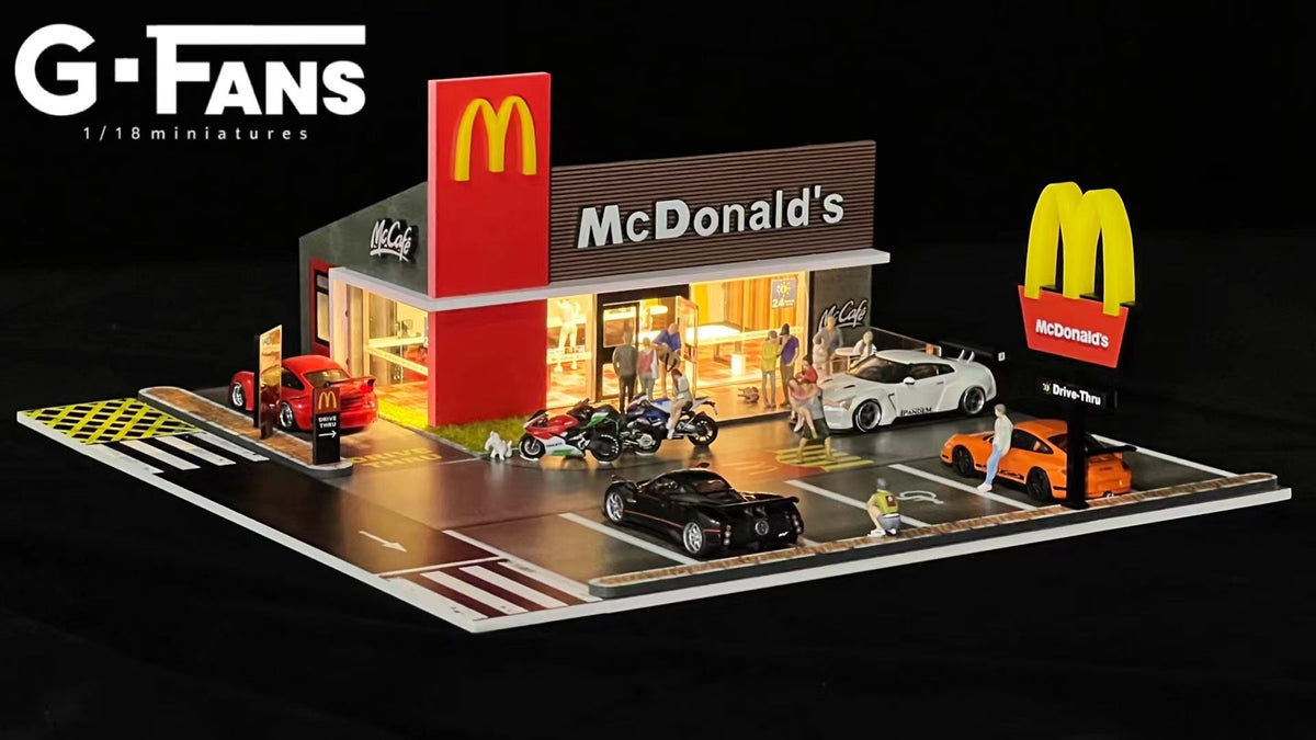 [Preorder] G.Fans 1:64 Diorama McDonald's Building 710033