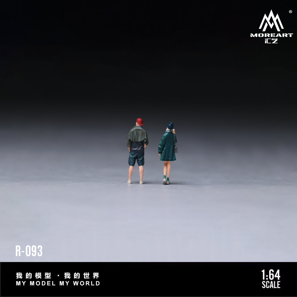 MoreArt 1:64 ICE CREAM SWEET GIRL COOL GUY COUPLE FIGURE SET MO223093