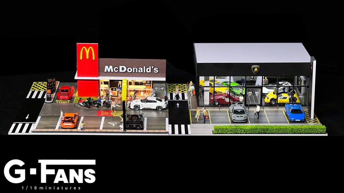[Preorder] G.Fans 1:64 Diorama McDonald's Building 710033