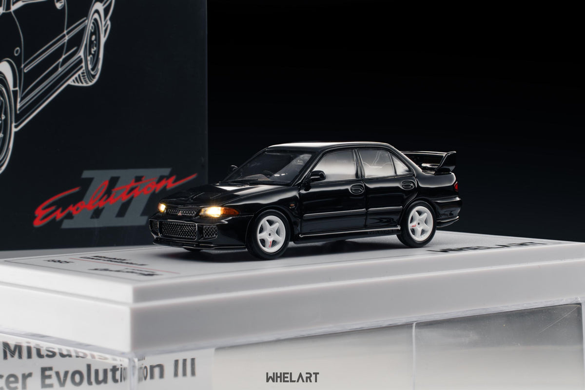 WHELART 1:64 Mitsubishi EVO3 Black H-003B