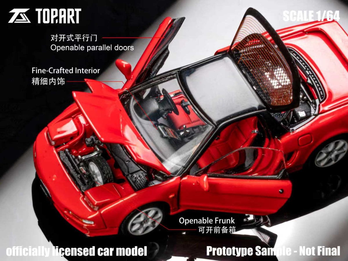 [Preorder] TOPART 1:64 Honda NSX-R (NA1) 1992-95 Fully Open Standard Red TAO640009