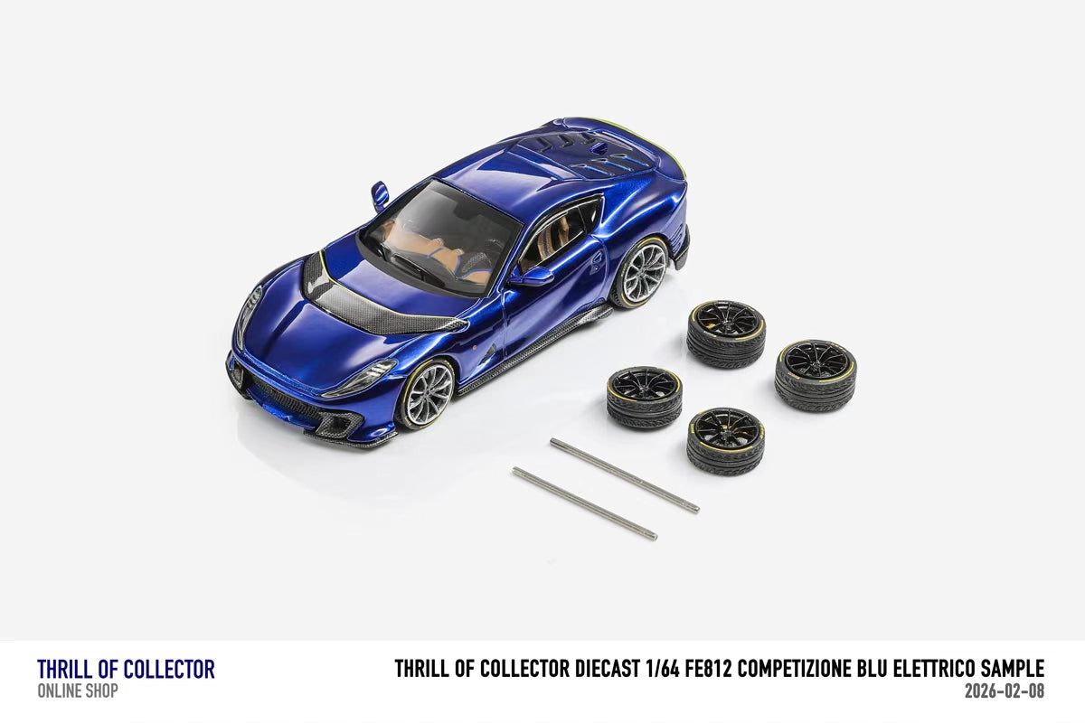 TOC 1:64 Ferrari 812C 3.0 (4 Colours)