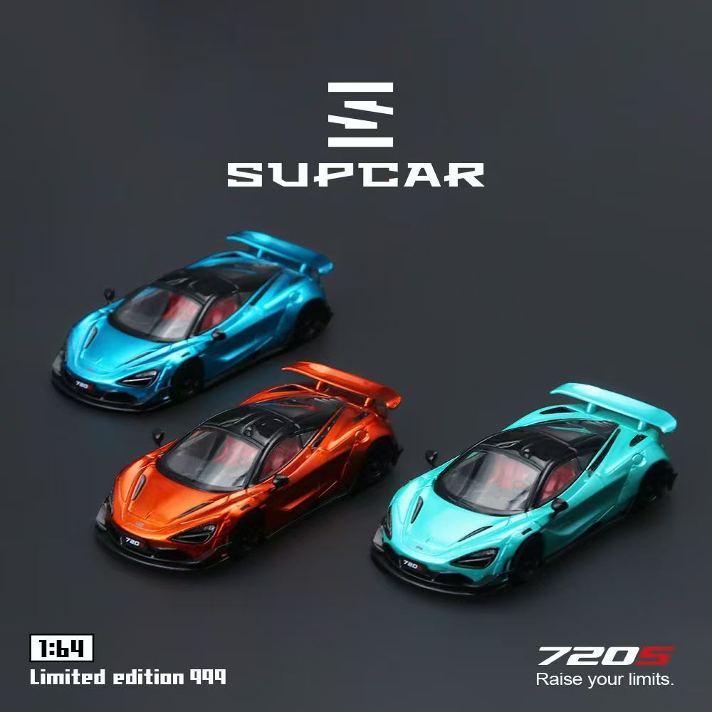 SUPCAR 1:64 McLaren 720S (3 Colours) SC64043/SC64044/SC64045