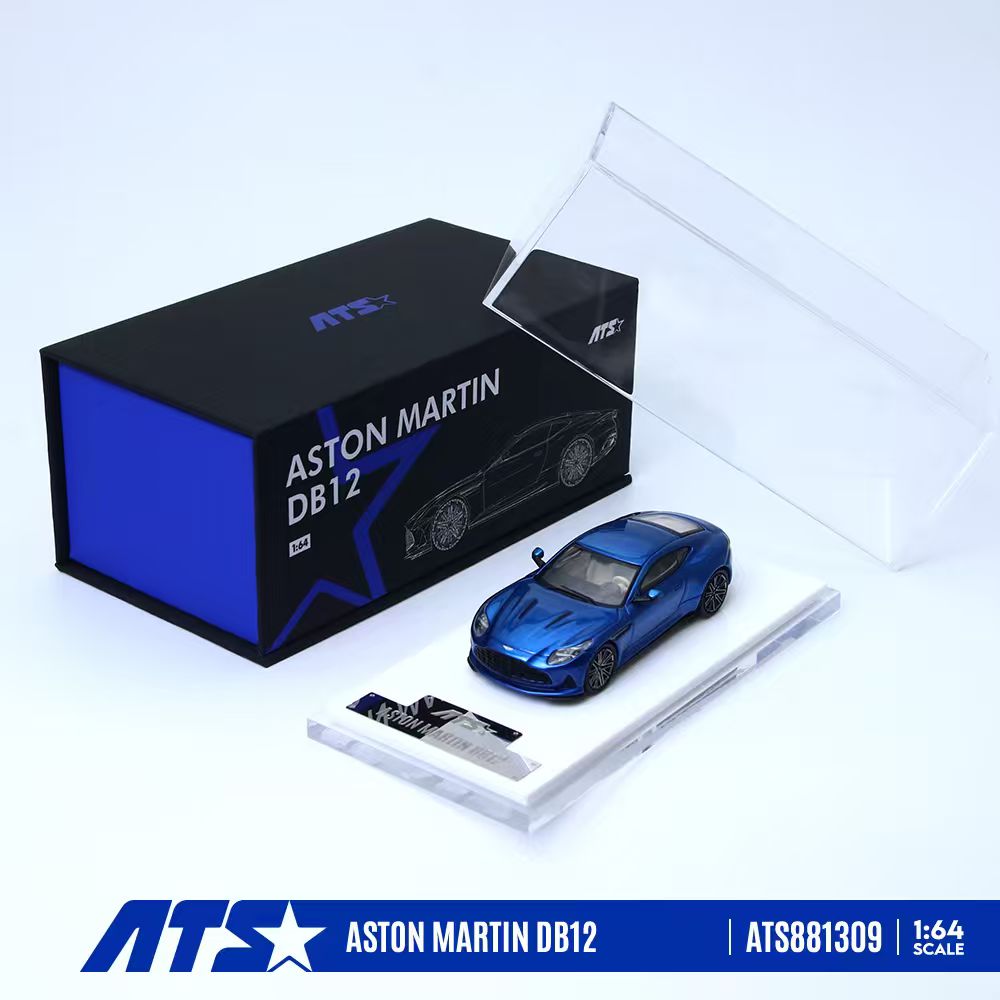 [Preorder] ATS Model 1:64 Aston Martin DB12 Metal Blue/Purple (2 Colours) ATS881309/ATS881310