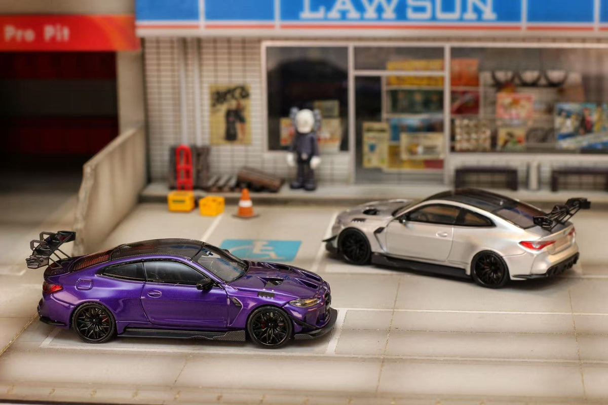 [Preorder] Street Weapon 1:64 BMW M4 Flossmann Full Widebody Kit G82 GTR (3 Colours)