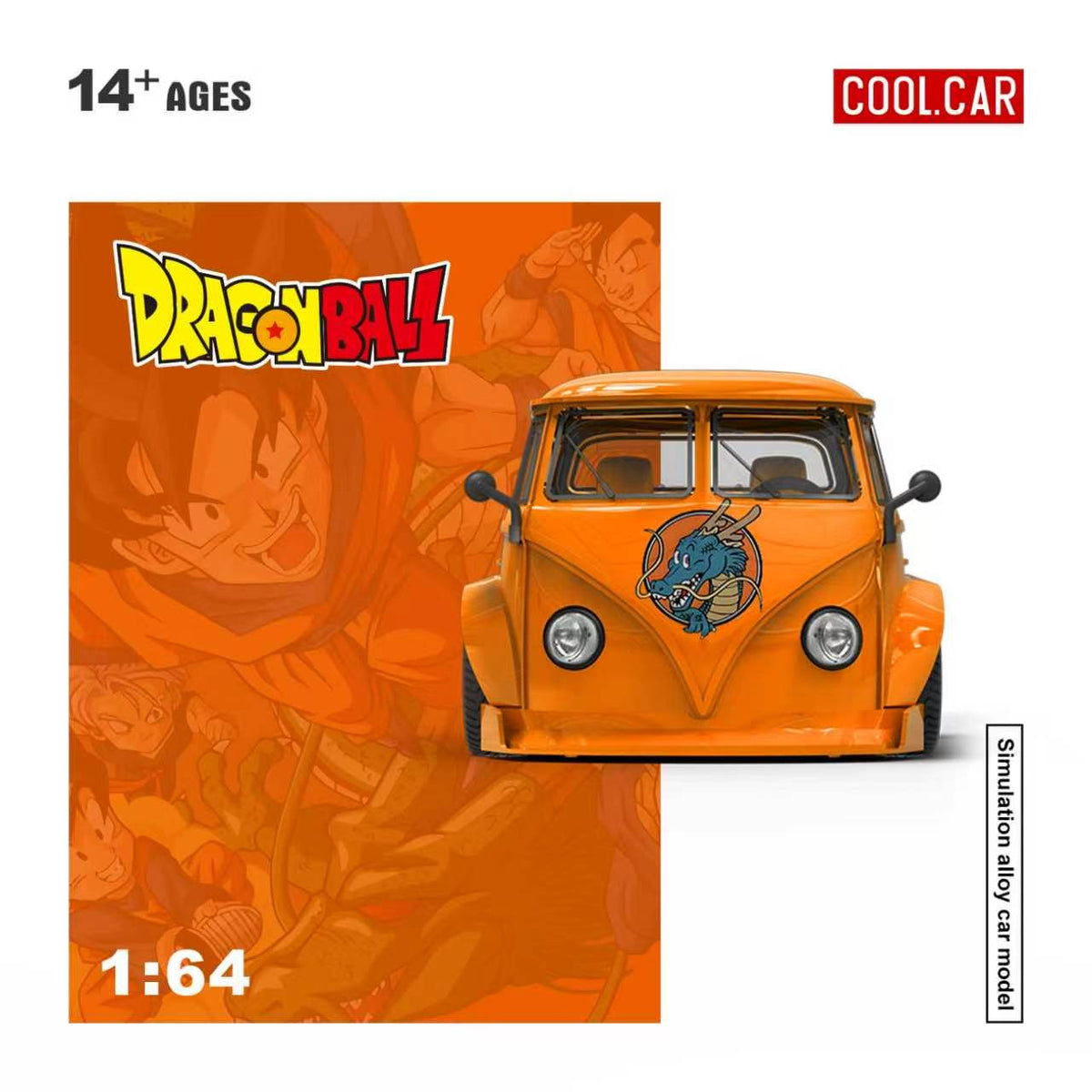 [Preorder] Cool Car 1:64 Volkswagen T1 Dragon Ball Livery CC643925