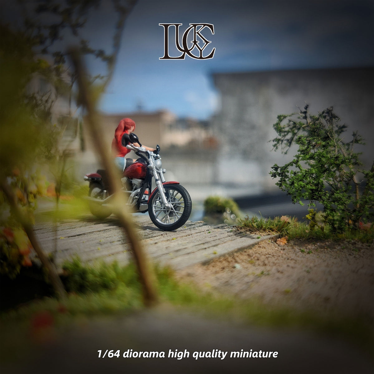 Lucky Studio 1:64 Motorcycle Doll (2 Versions) LK2025052109