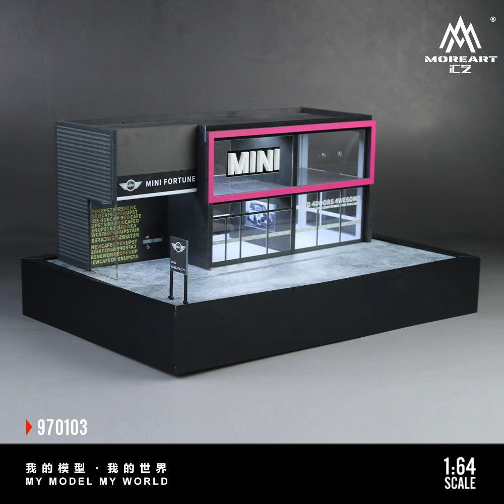 MoreArt 1:64 MINI CAR SHOWROOM MO970103