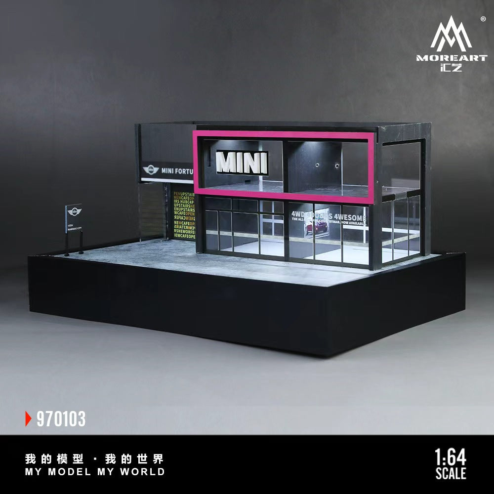 MoreArt 1:64 MINI CAR SHOWROOM MO970103