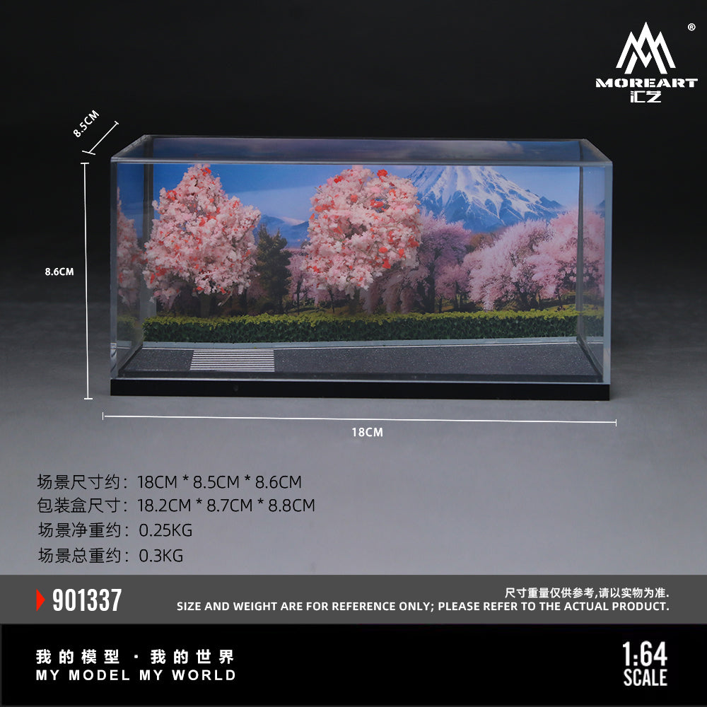 [Preorder] MoreArt 1:64 SPRING SPECIAL - FUJI CHERRY BLOSSOM SCENE MO901337