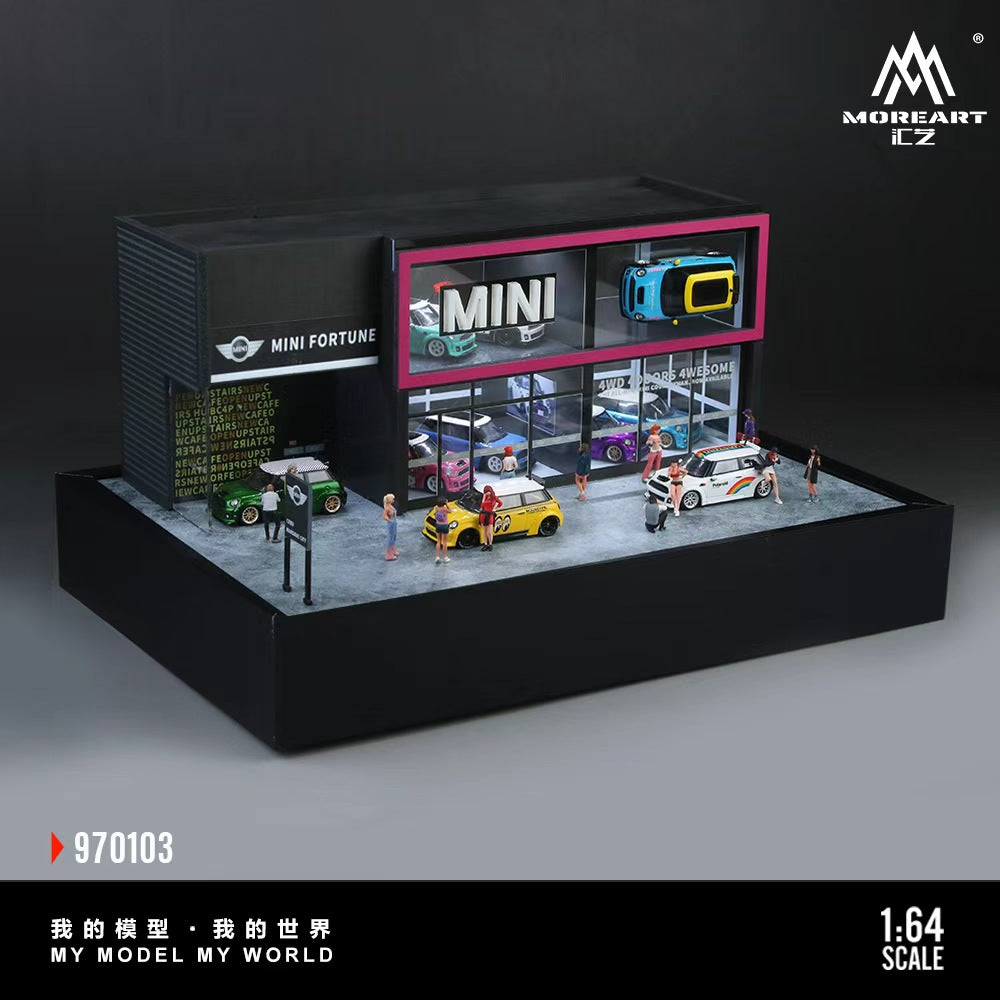 MoreArt 1:64 MINI CAR SHOWROOM MO970103