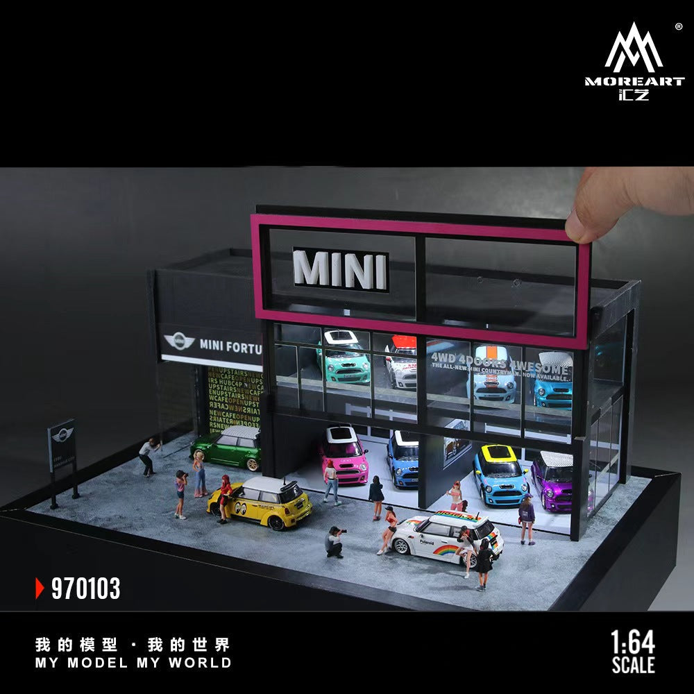 MoreArt 1:64 MINI CAR SHOWROOM MO970103