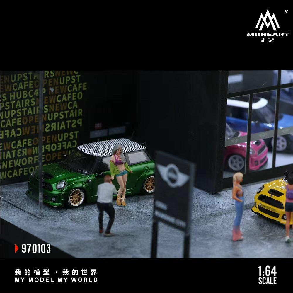 MoreArt 1:64 MINI CAR SHOWROOM MO970103