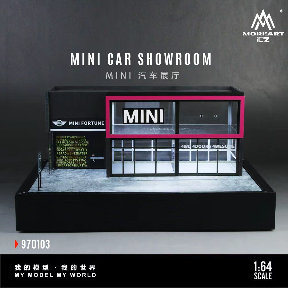 MoreArt 1:64 MINI CAR SHOWROOM MO970103