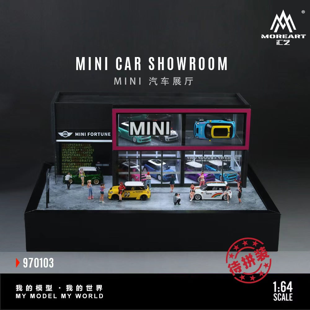 MoreArt 1:64 MINI CAR SHOWROOM MO970103