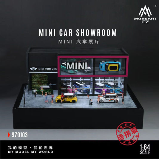 MoreArt 1:64 MINI CAR SHOWROOM MO970103