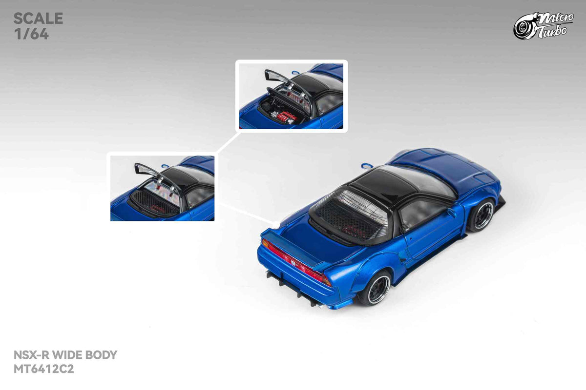 [Preorder] Microturbo 1:64 Custom NSX Wide Body - Candy Blue MT6412C2