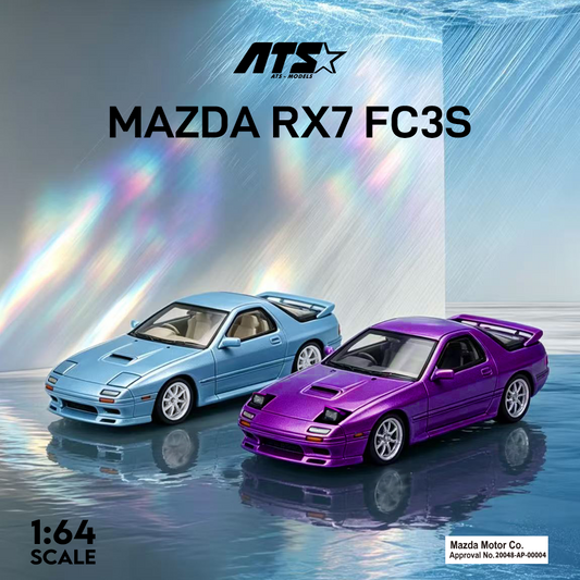 [Preorder] ATS Model 1:64 Mazda RX-7 FC3S (2 Colours) ATS880208/ATS880210