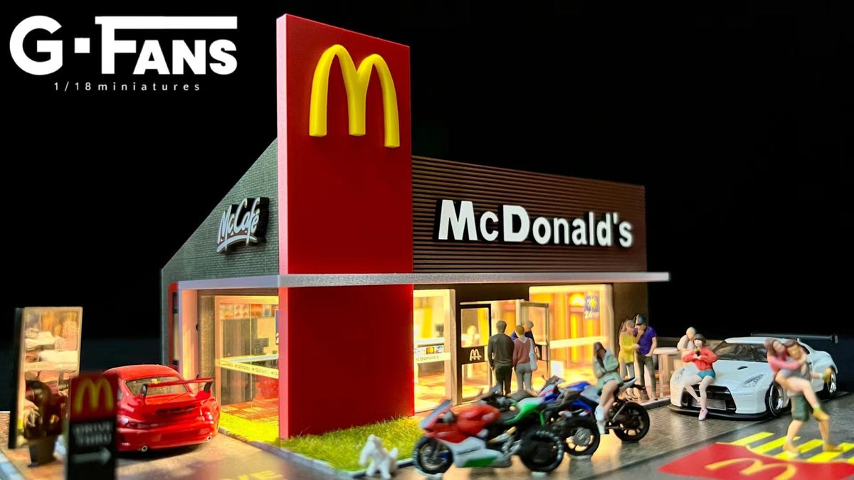 [Preorder] G.Fans 1:64 Diorama McDonald's Building 710033