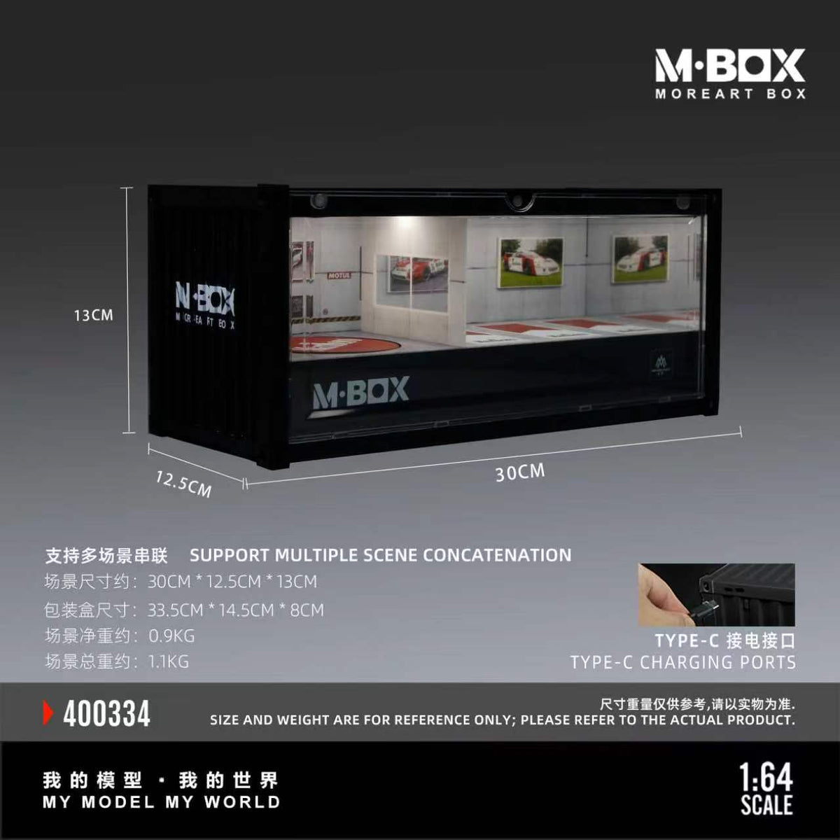 [Preorder] MBOX 1:64 CONTAINER MODEL STORAGE SCENE (2 Versions)