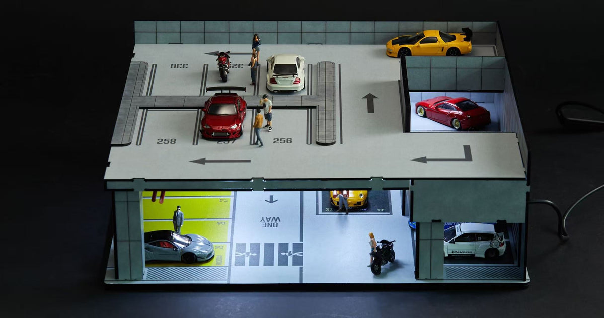 YOU CAR 1:64 Underground Garage Splicing Series 01 (2 Colours)