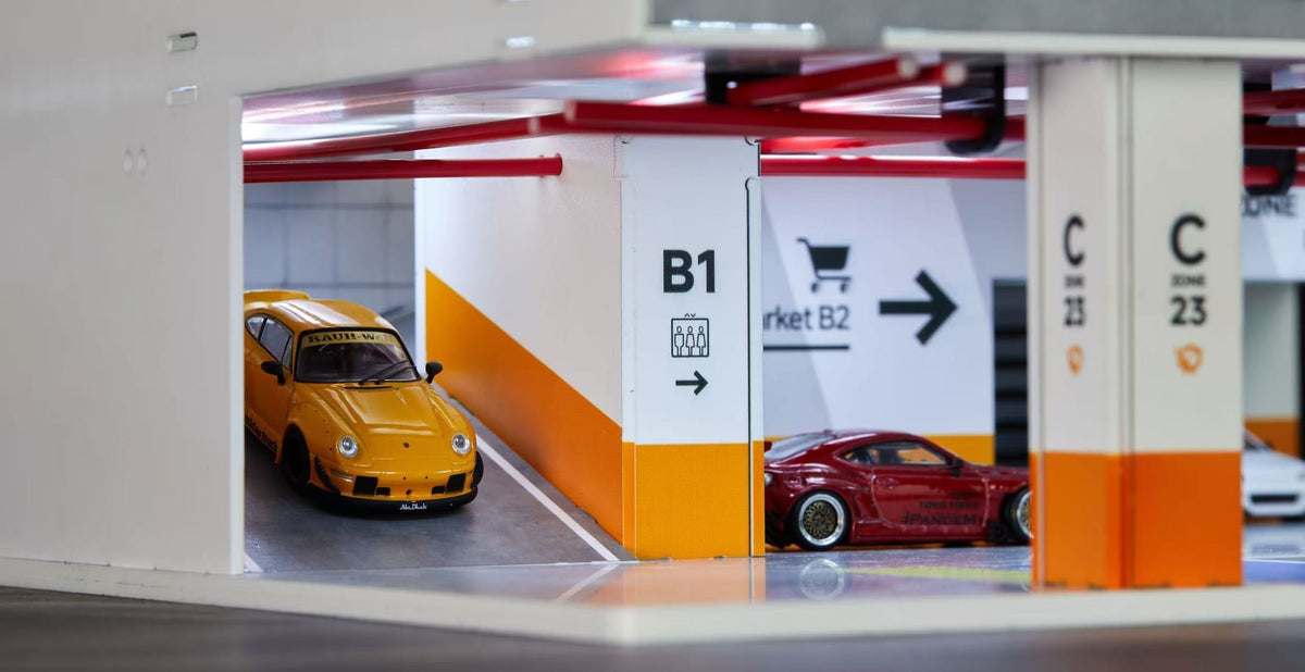 YOU CAR 1:64 Underground Garage Splicing Series 01 (2 Colours)