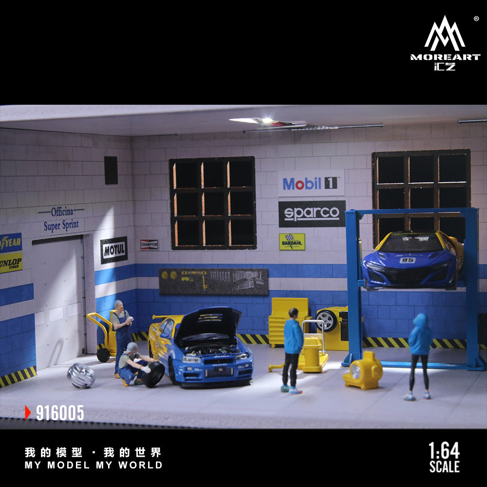 MoreArt 1:64 ASSEMBLED VERSION LIGHTING SCENE (2 Versions) MO916005/MO916006