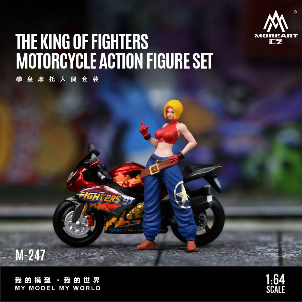 [Preorder] MoreArt 1:64 King of Fighters Motorcycle Doll Set MO222247